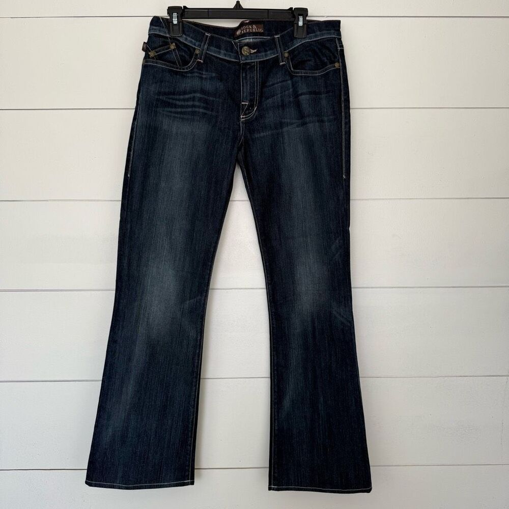 Rock & Republic Women’s 30 Bootcut Flare Jeans Y2K 2000s